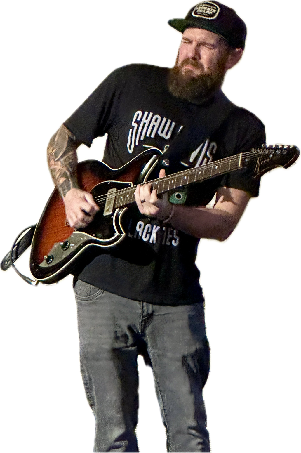 Brandon Bolton playing guitar